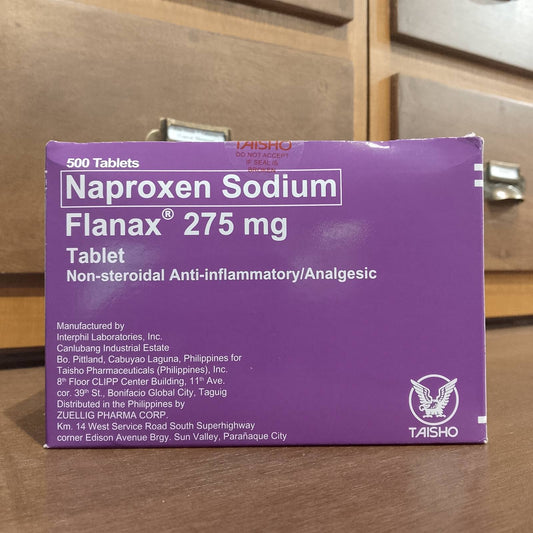 Naproxen Sodium (Flanax) 275mg Tablet