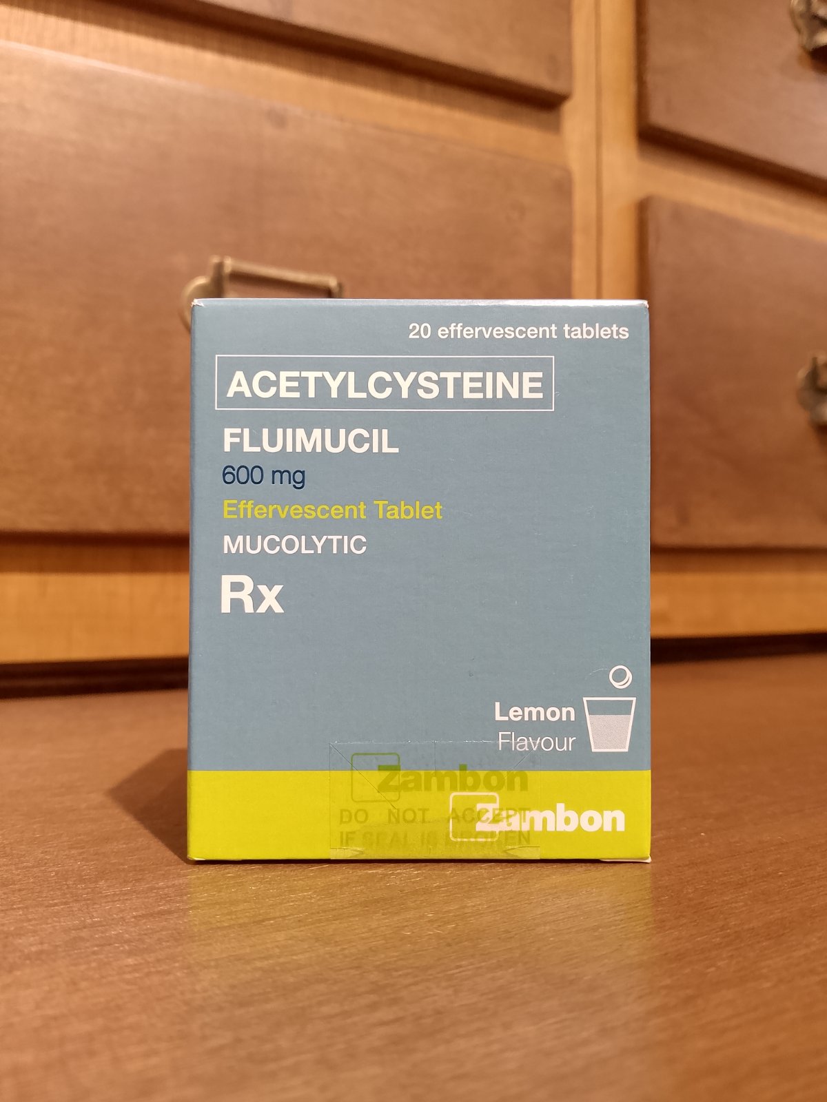 Acetylcysteine (FLUIMUCIL) 600mg Effervescent Tablet