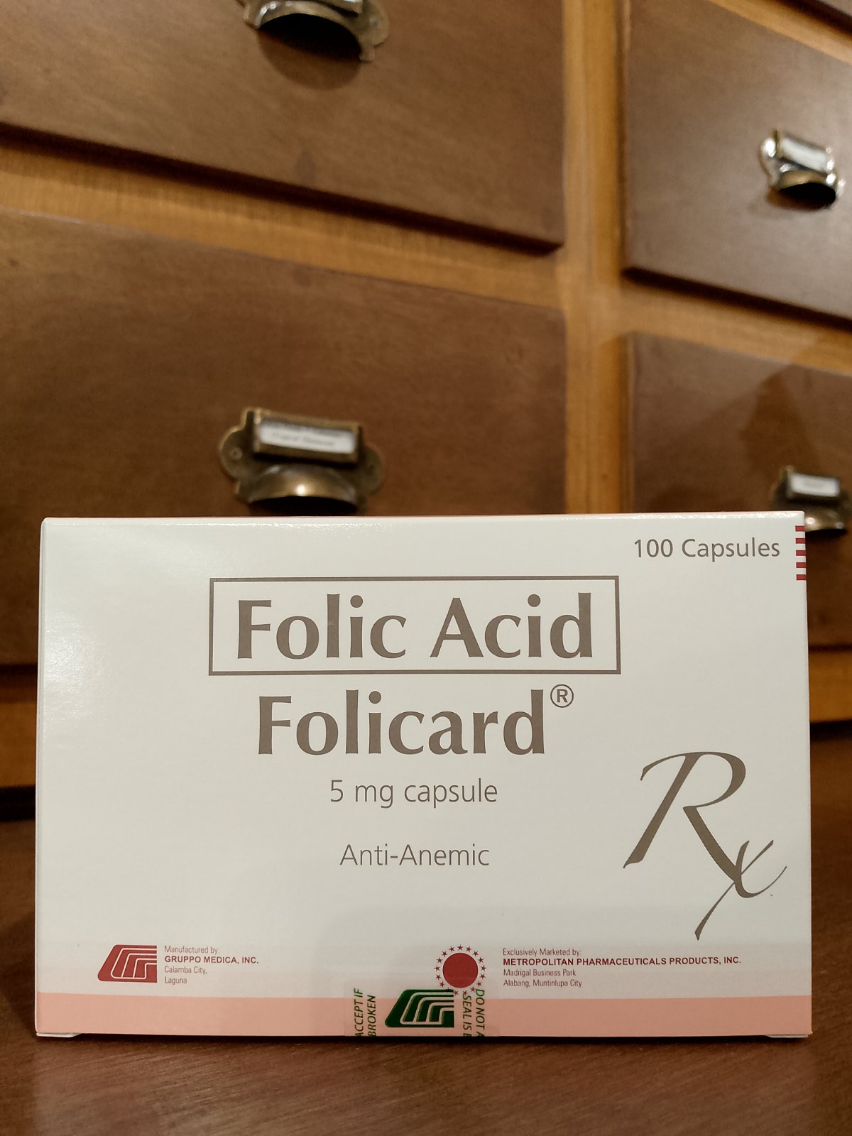 Folic Acid (Folicard) 5mg Capsule – Meds for All