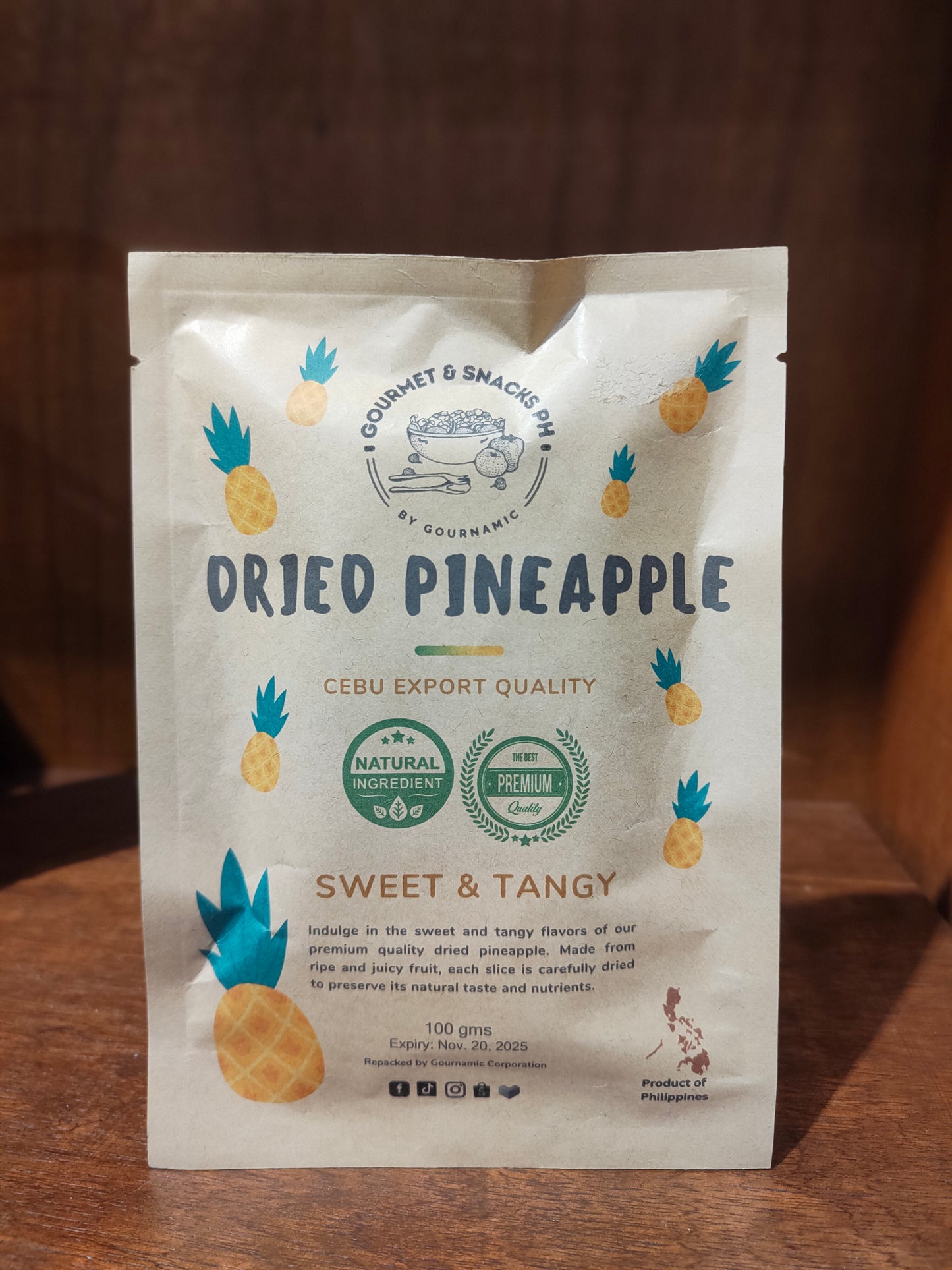 G&S Dried Pineapple (100g)