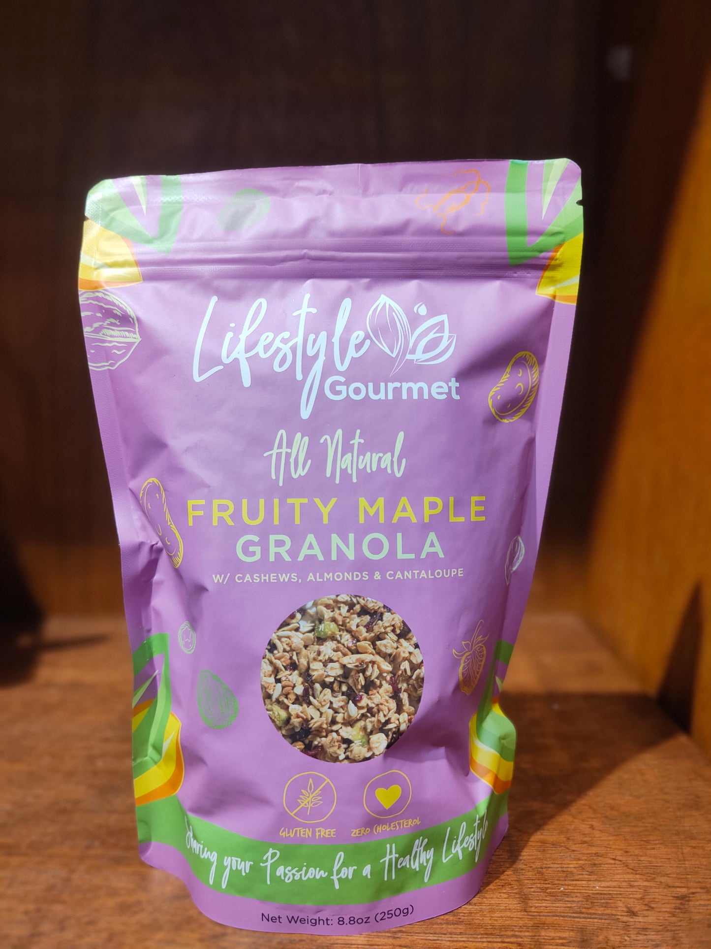 FRUITY MAPLE GRANOLA 250G