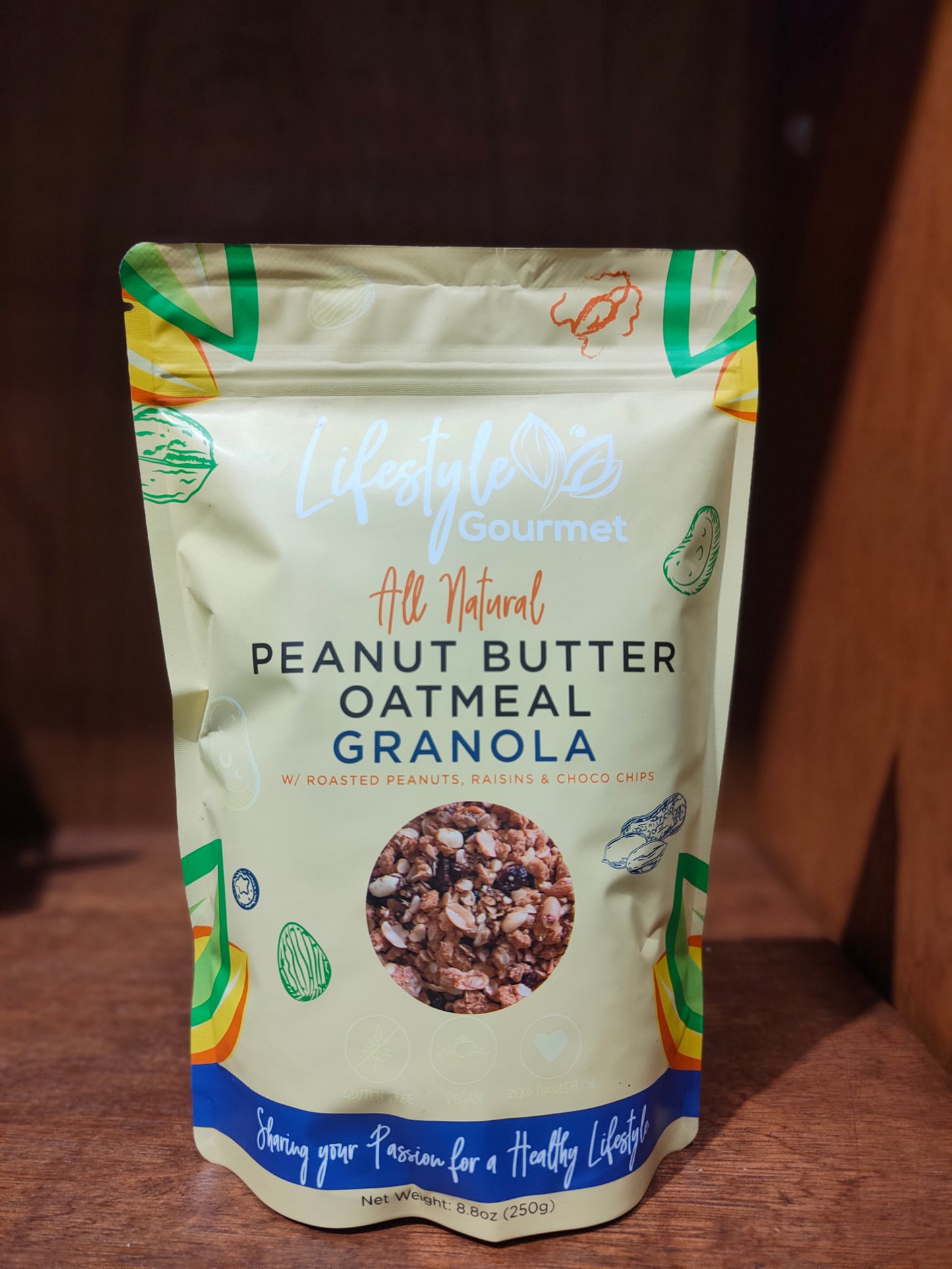 PEANUT BUTTER GRANOLA 250G