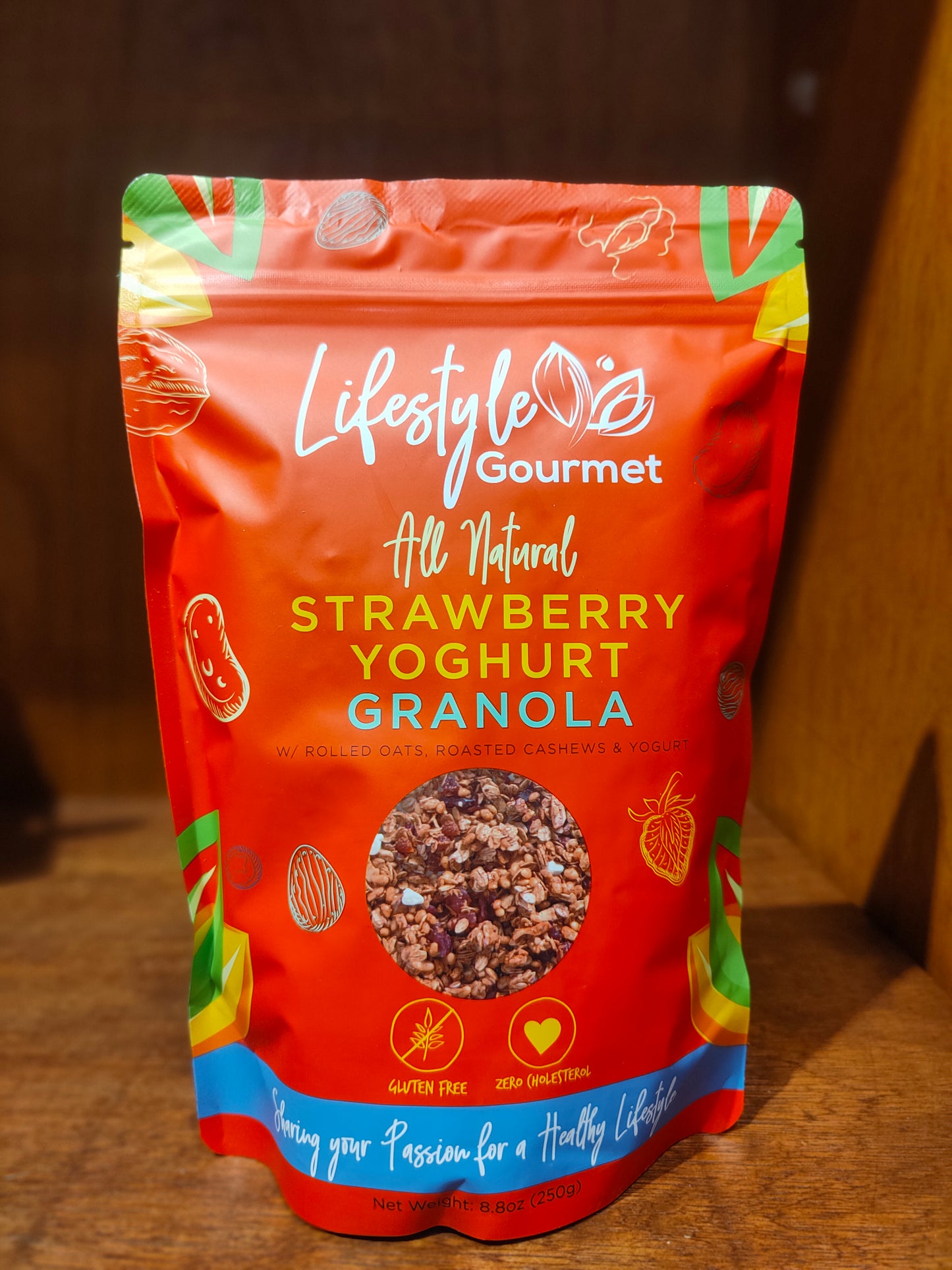 STRWBRRY YOGURT GRANOLA 250G