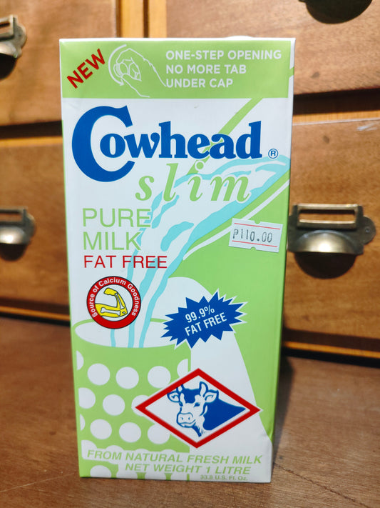 Cowhead Slim Pure Milk Fat free 1L