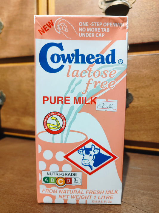 Cowhead Milk Lactose Free 1L