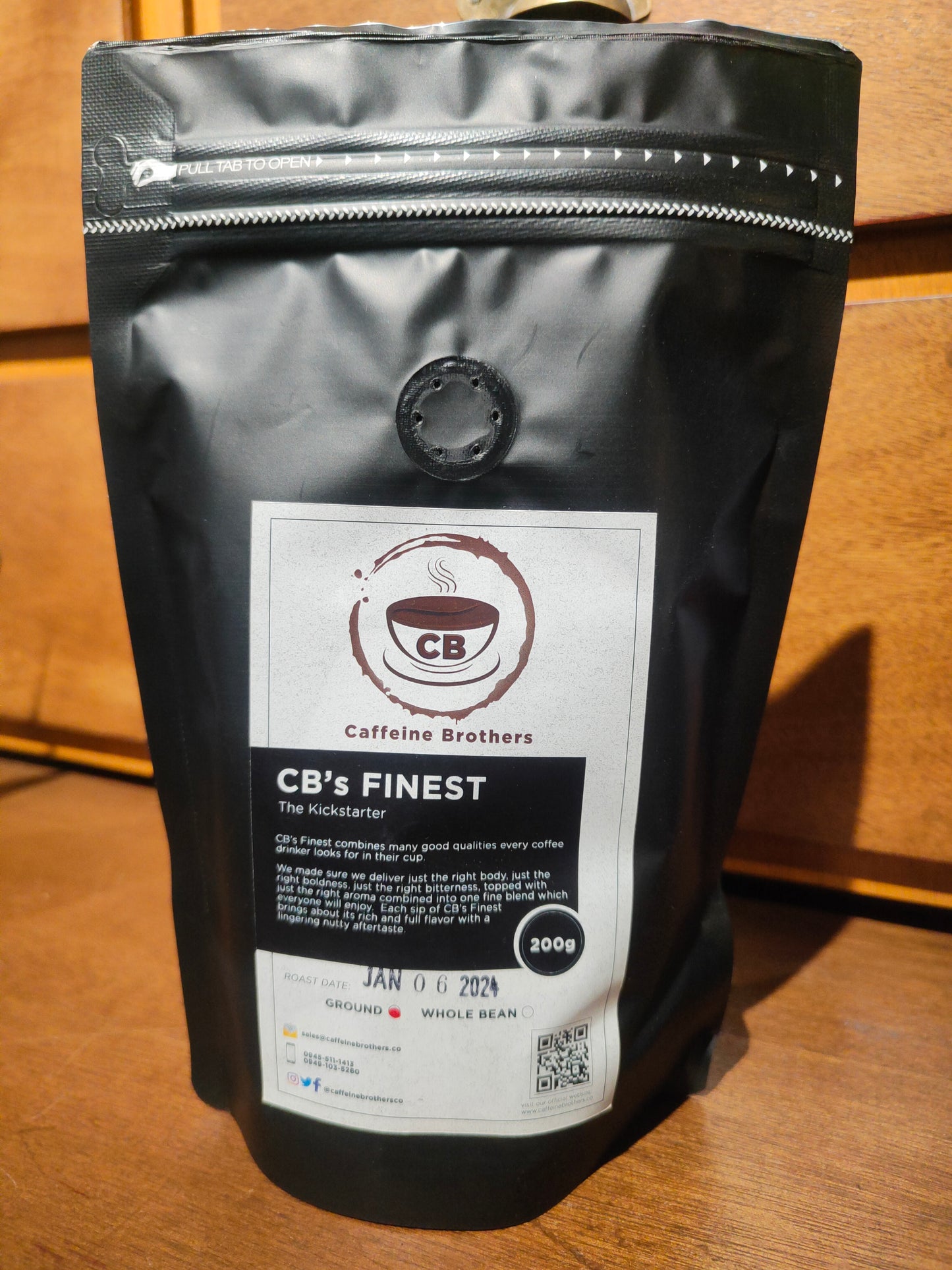 CAFFEINE BROTHERS Coffee Finest 200g