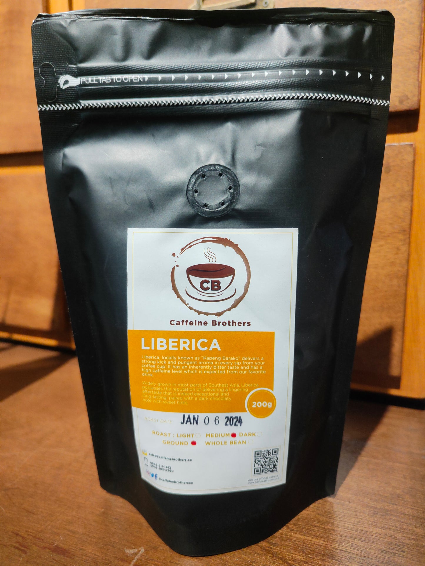 CAFFEINE BROTHERS Liberica 200g