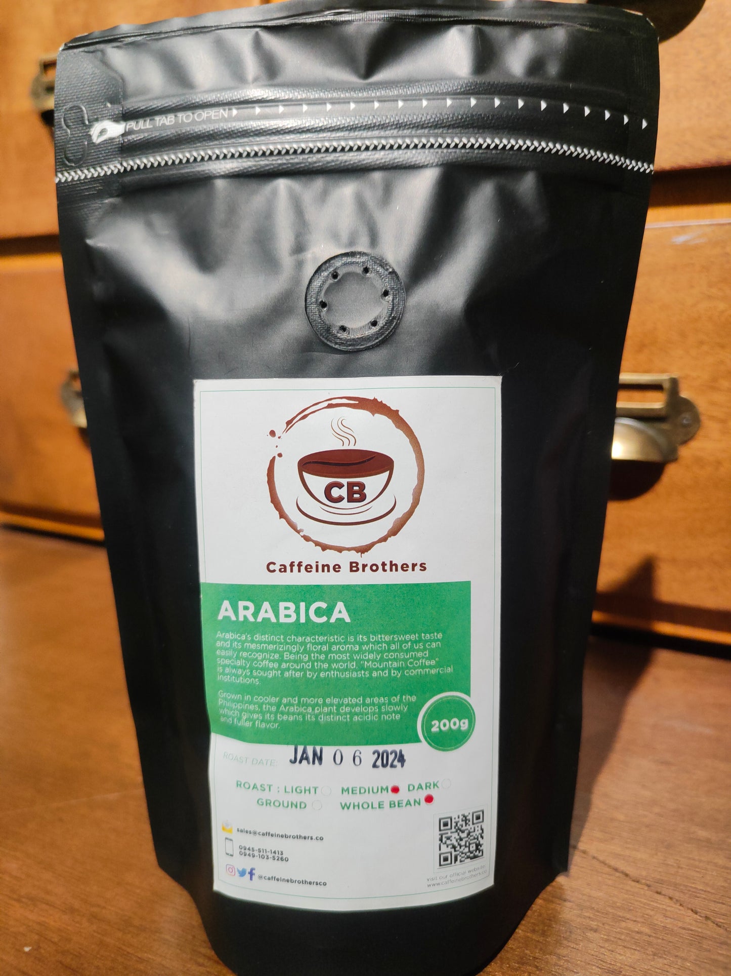 CAFFEINE BROTHERS Arabica 200g