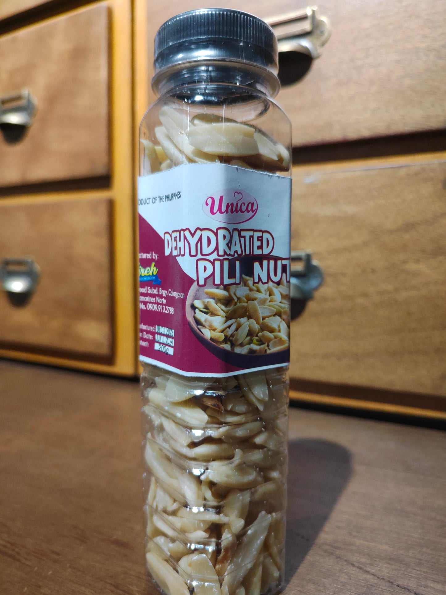 Dehydrated Pili  Jar 200g