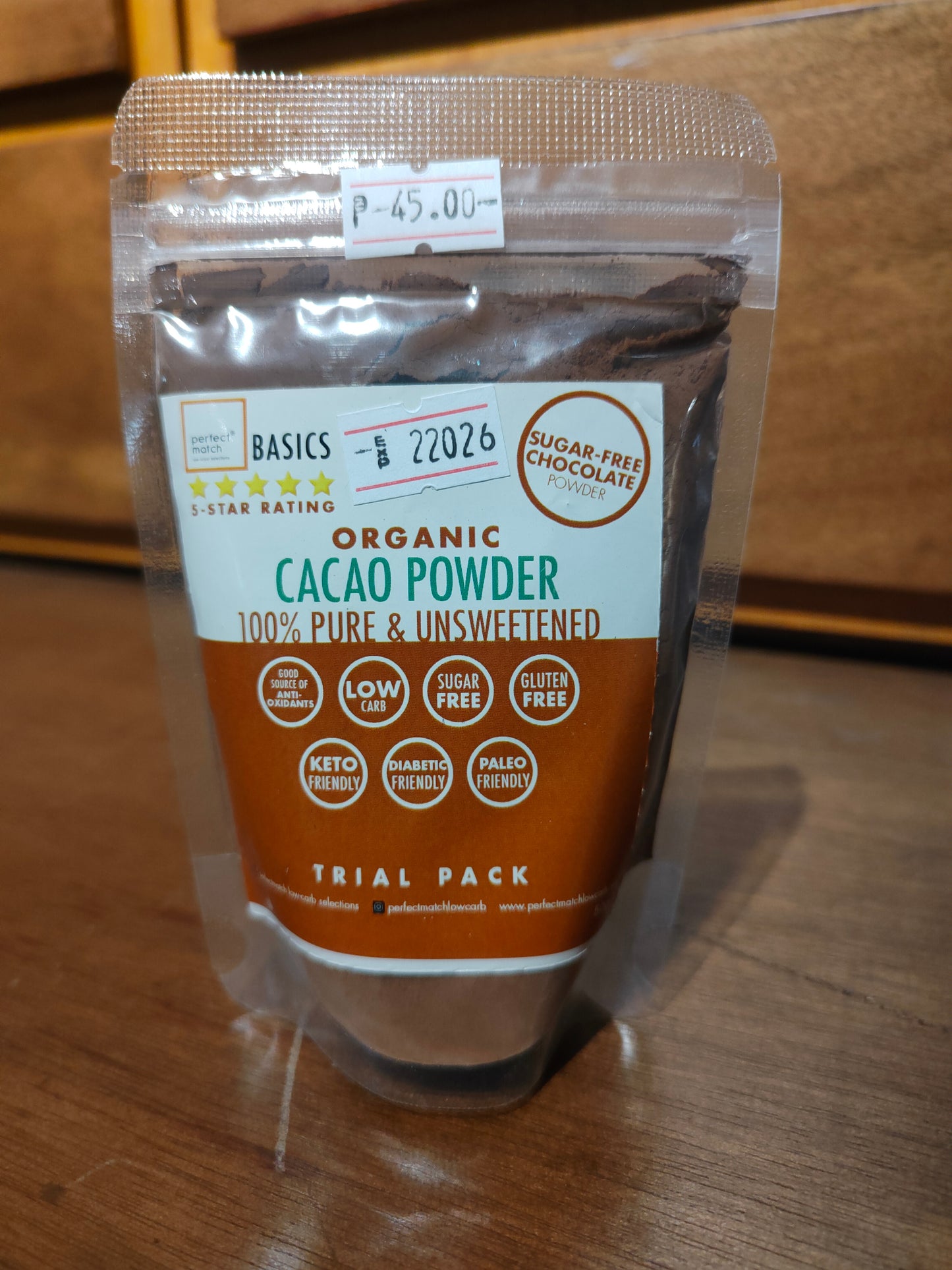 PFM ORGANIC CACAO POWDER 50G