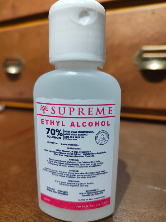 Ethyl Alcohol (SUPRME) 70% 60mL