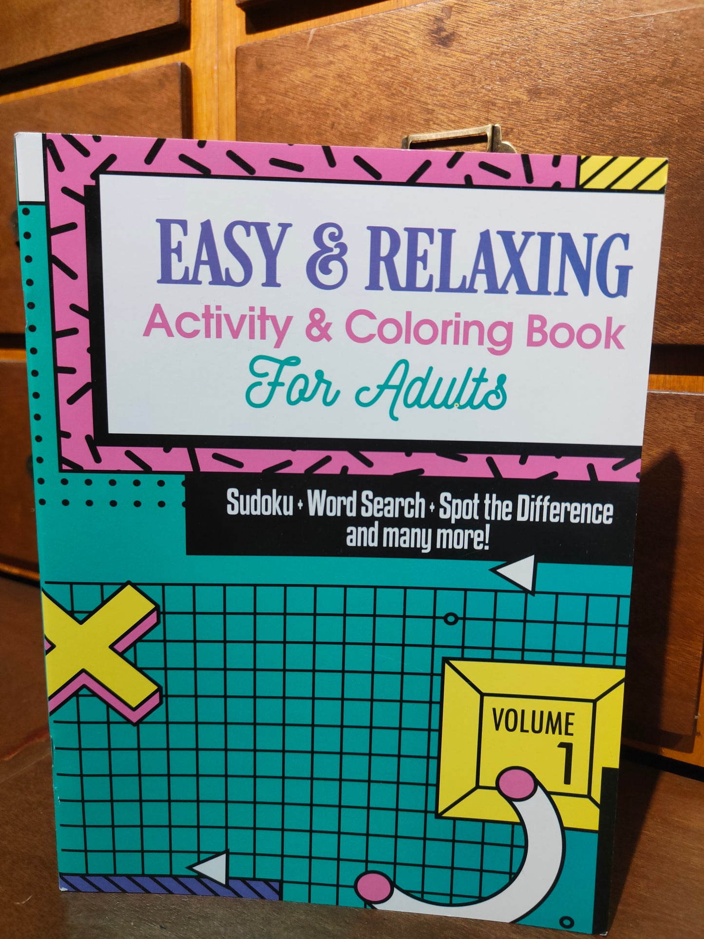 Easy & Relaxing Activity &  Coloring Book For Adults