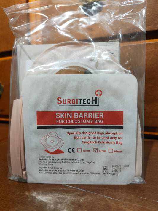 COLOSTOMY BAG 57mm SURGITECH