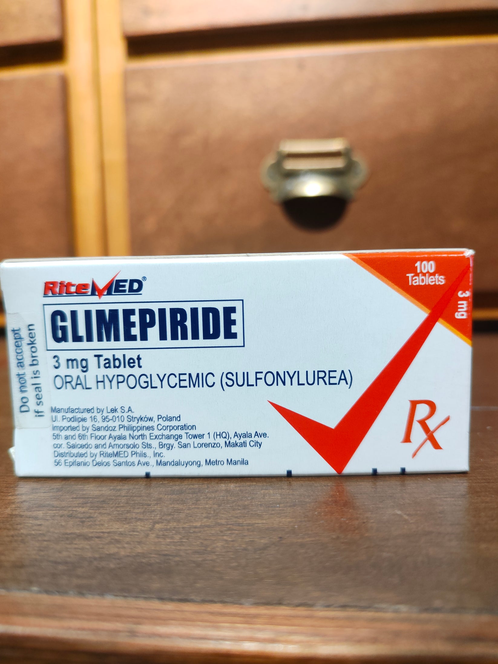 Glimepiride (RiteMed) 3mg Tablet – Meds for All