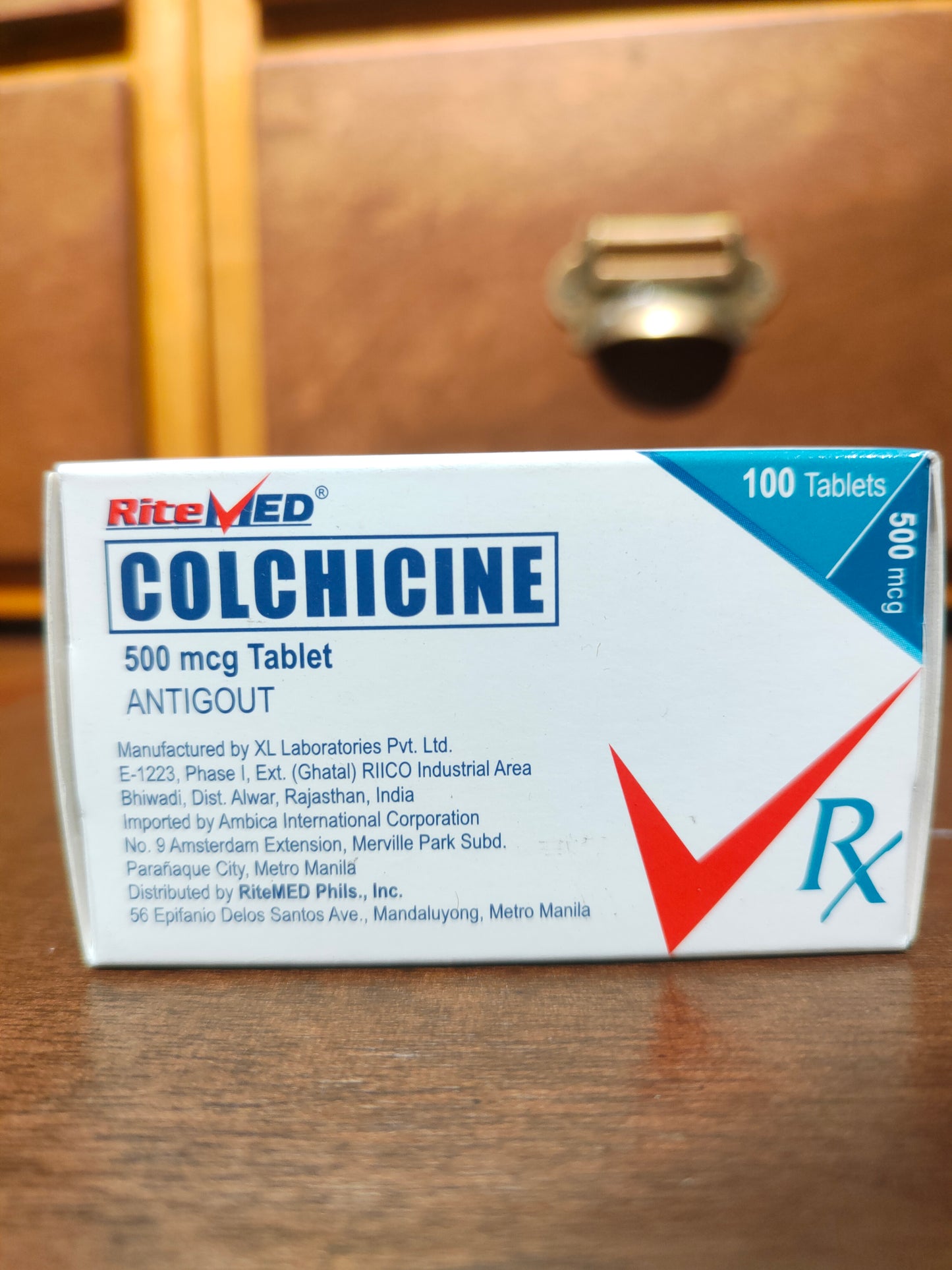 Colchicine (RiteMed) 500mcg Tablet