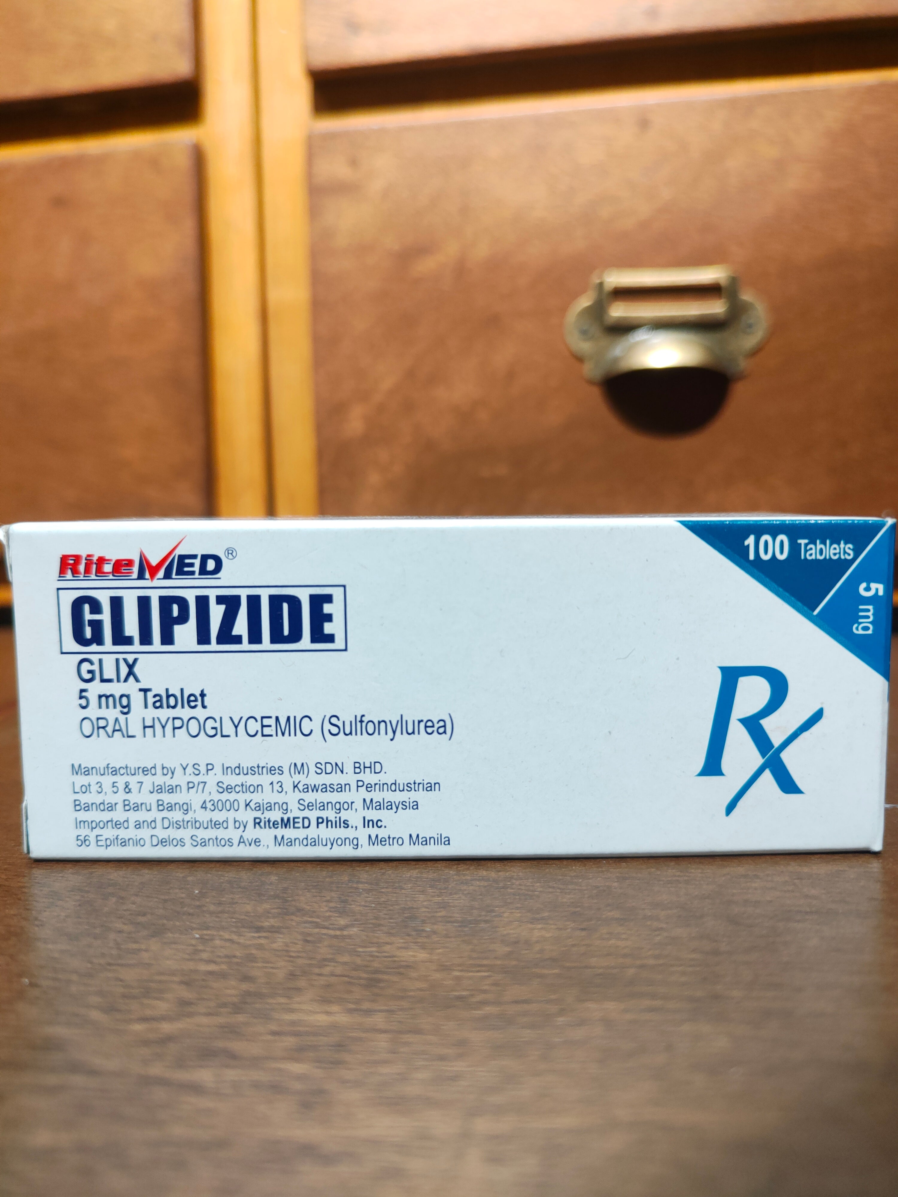 Glipizide (RiteMed Glix) 5mg Tablet – Meds for All