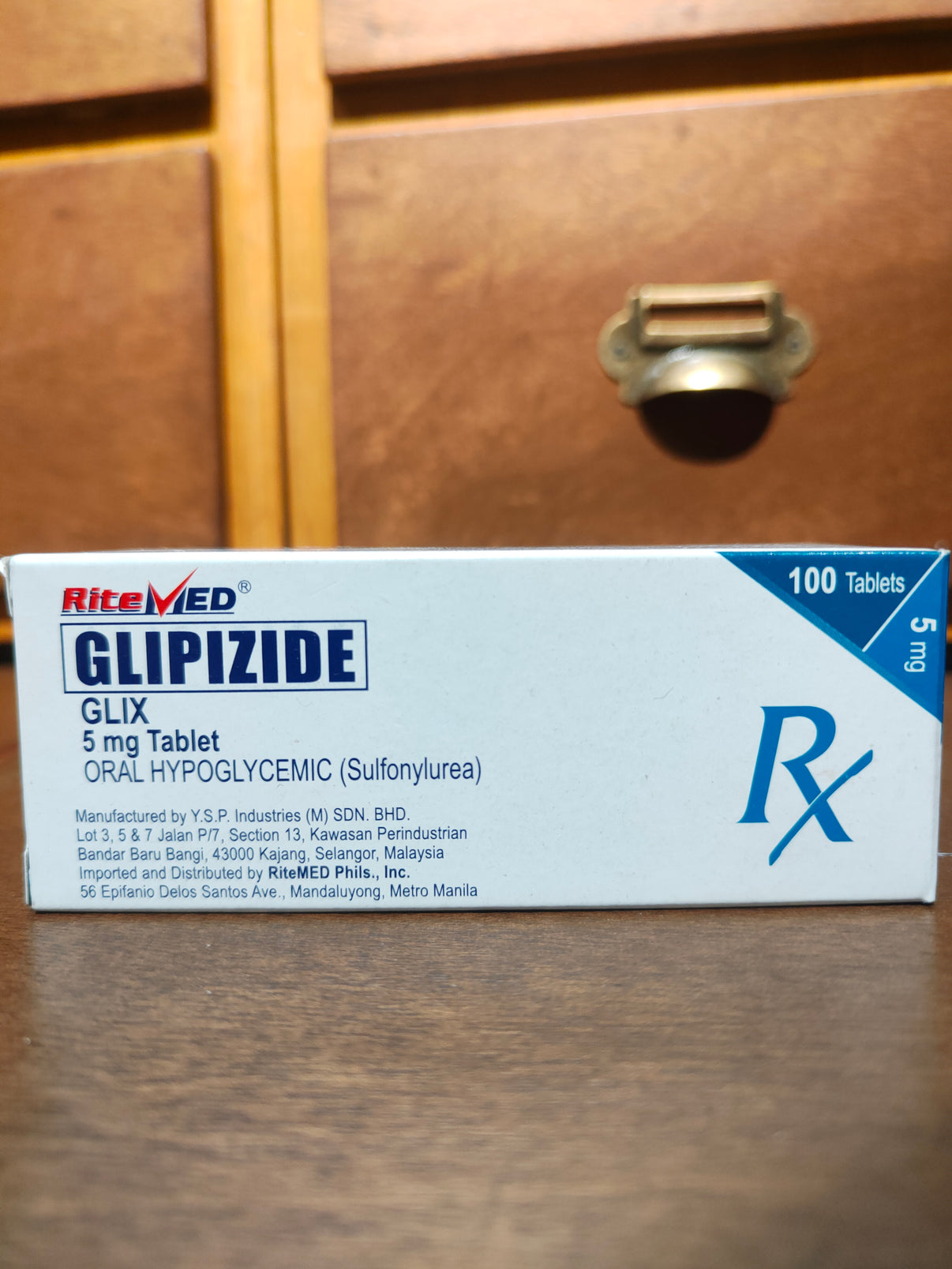 Glipizide (RiteMed Glix) 5mg Tablet Meds for All