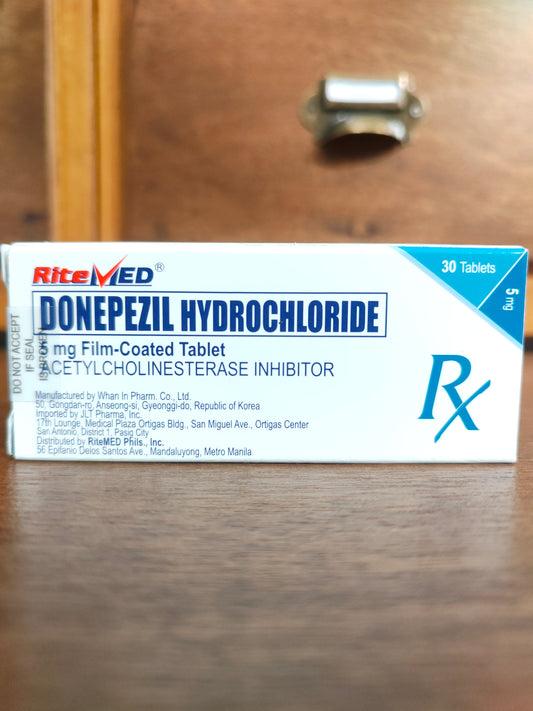 Donepezil Hydrochloride (RiteMed) 5mg Film-Coated Tablet