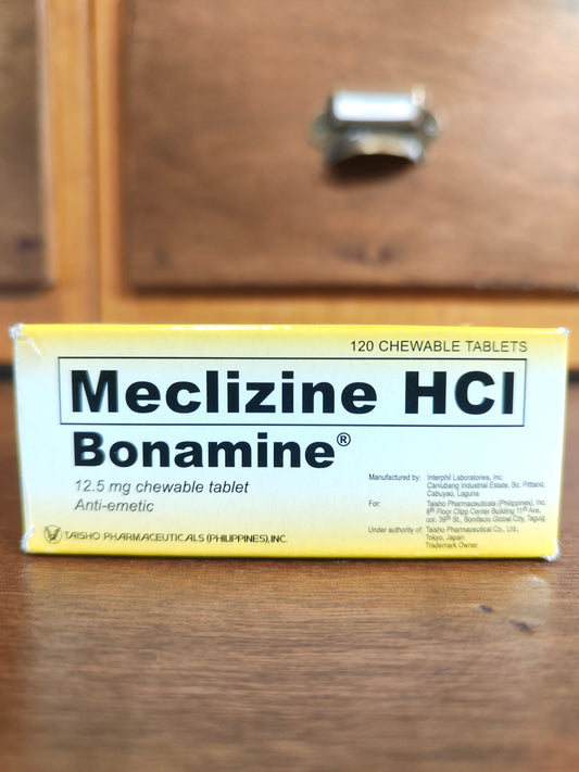 Meclizine HCl (Bonamine for Kids) 12.5mg Chewable Tablet