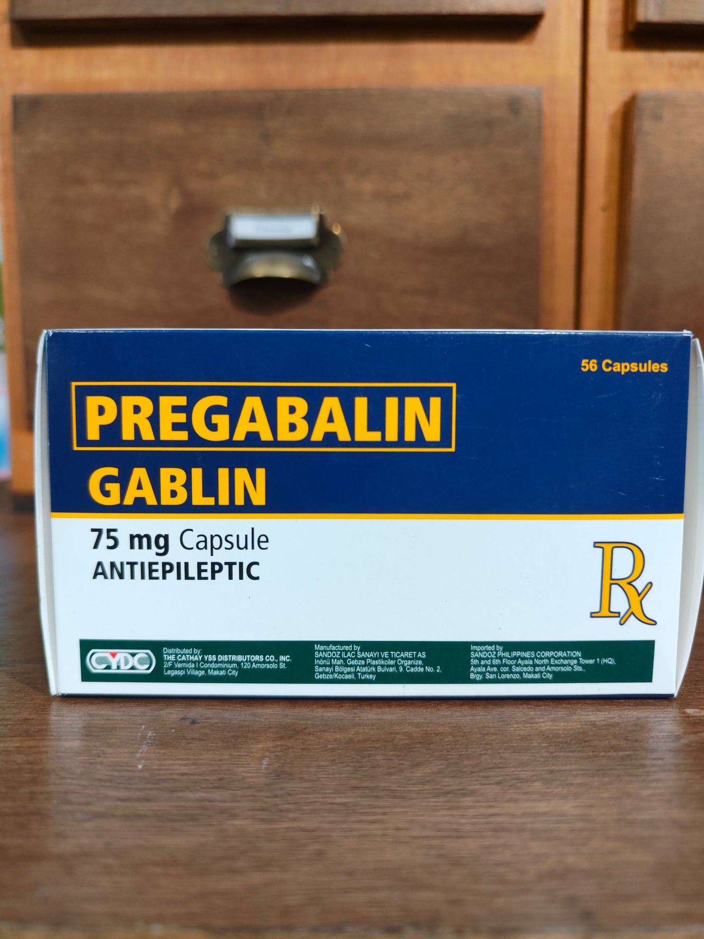 Pregabalin (Gablin) 75mg Capsule