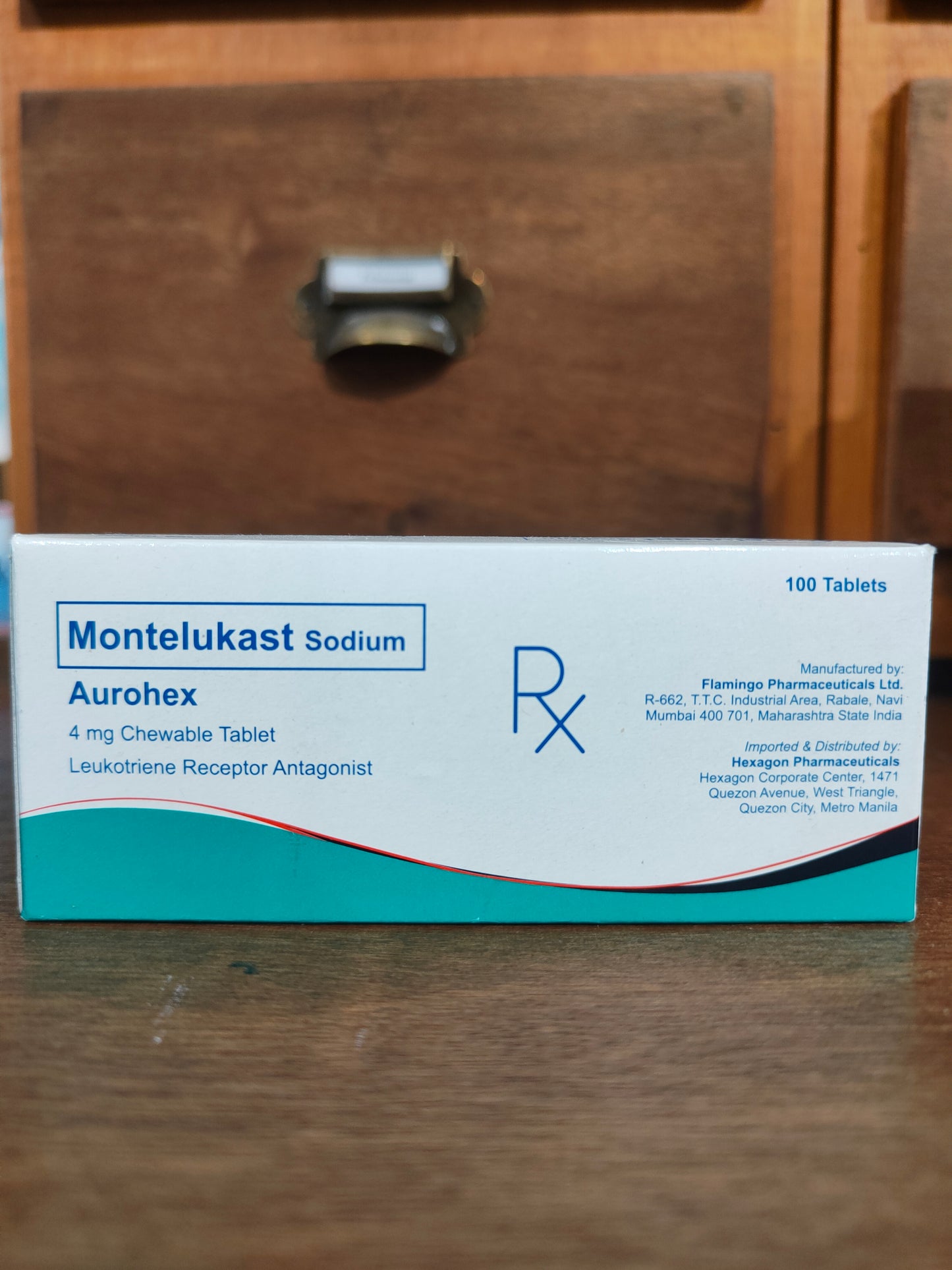 Montelukast (Aurohex) 4mg Chewable Tablet