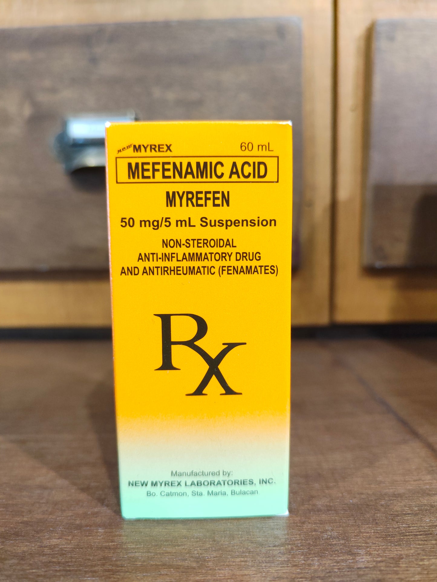 Mefenamic Acid 50Mg/5Ml 60Ml (myrefen)