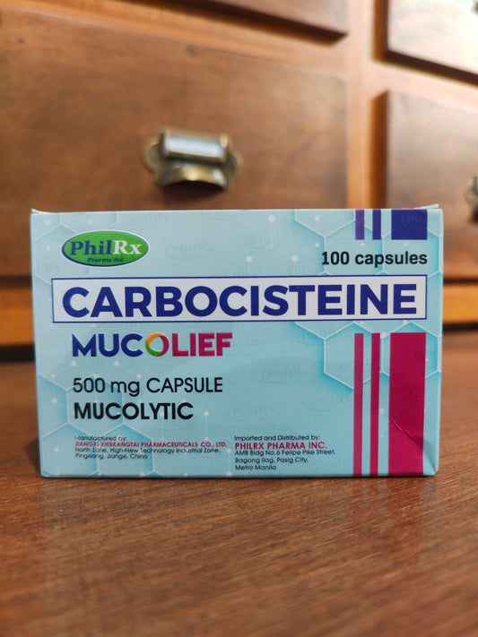 Carbocisteine (MUCOLIEF) 500mg Capsule