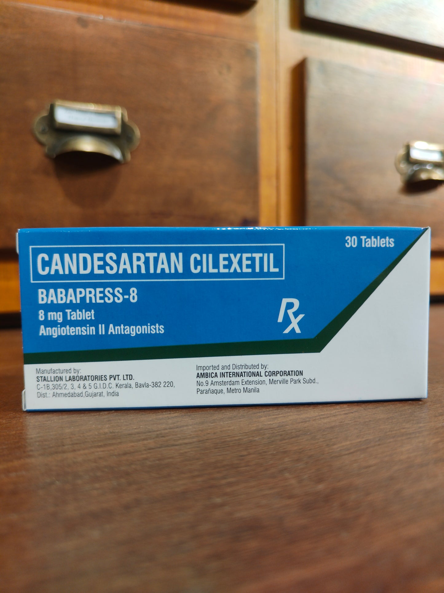 Candesartan Cilexetil (BABAPRESS-8) 8mg Tablet