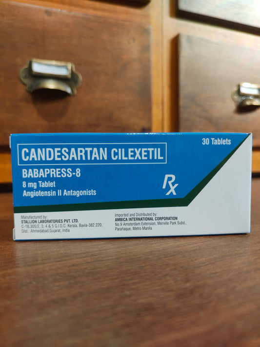 Candesartan Cilexetil (BABAPRESS-8) 8mg Tablet