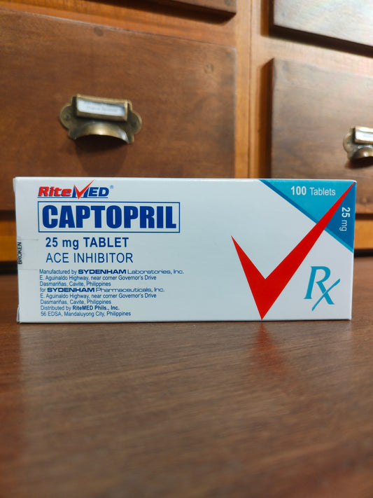 Captopril (RITEMED) 25 mg Tablet
