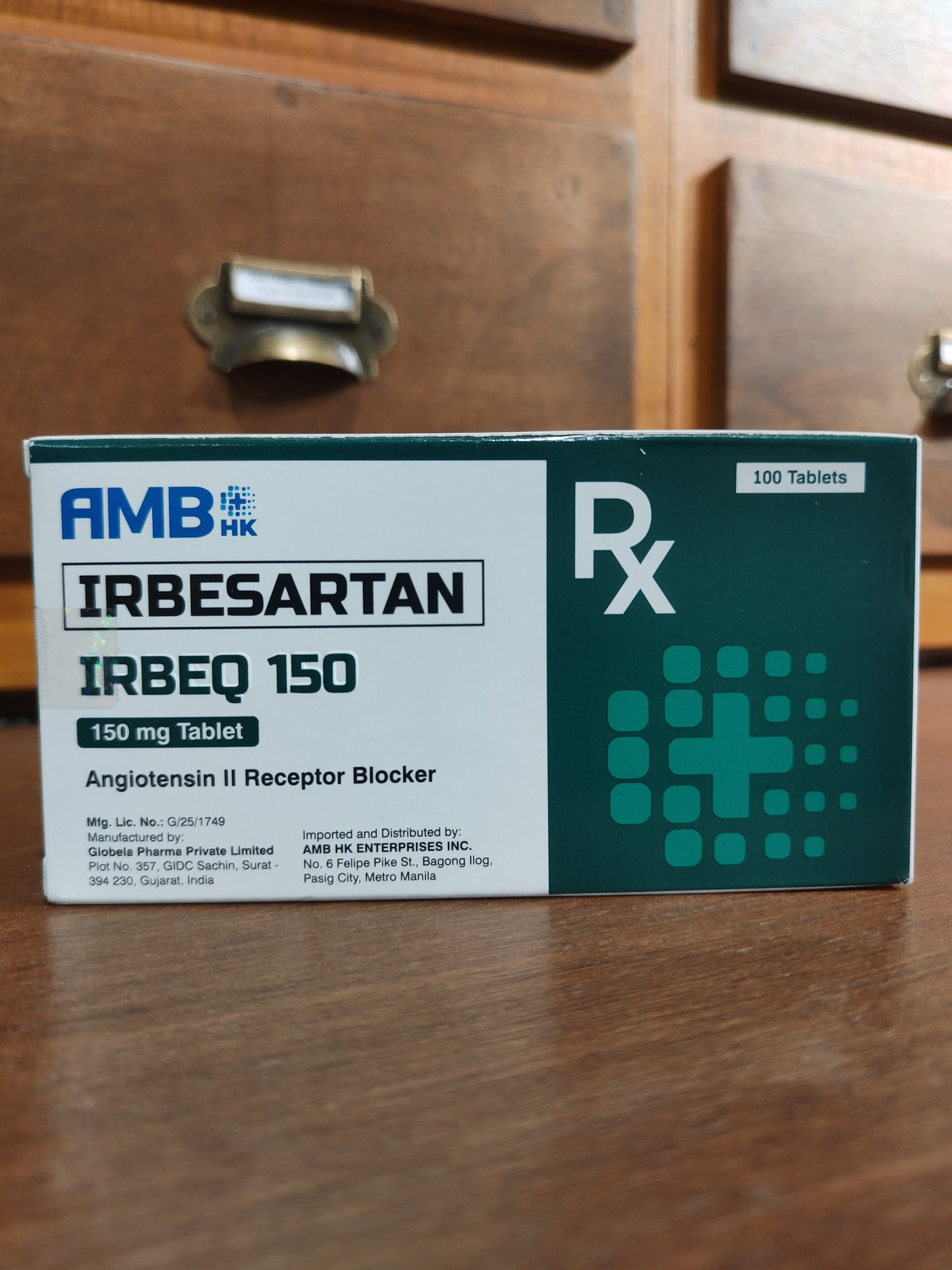 Irbesartan (IRBEQ 150)c