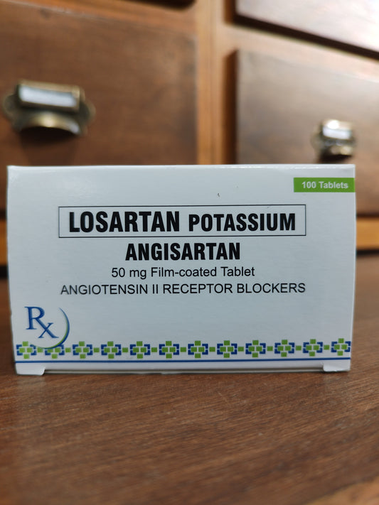 Losartan (Angisartan) 50mg Film-coated Tablet