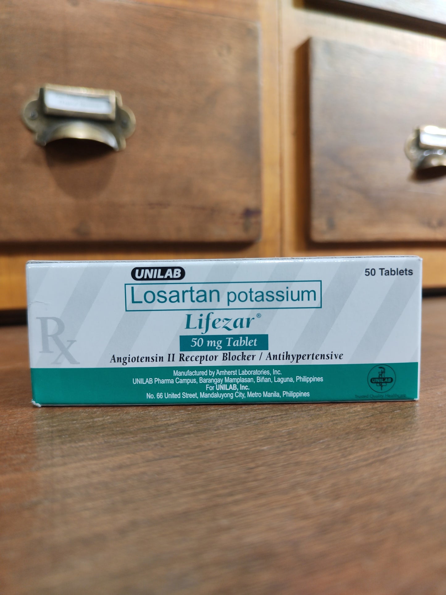 Losartan Potassium (Lifezar) 50mg Tablet