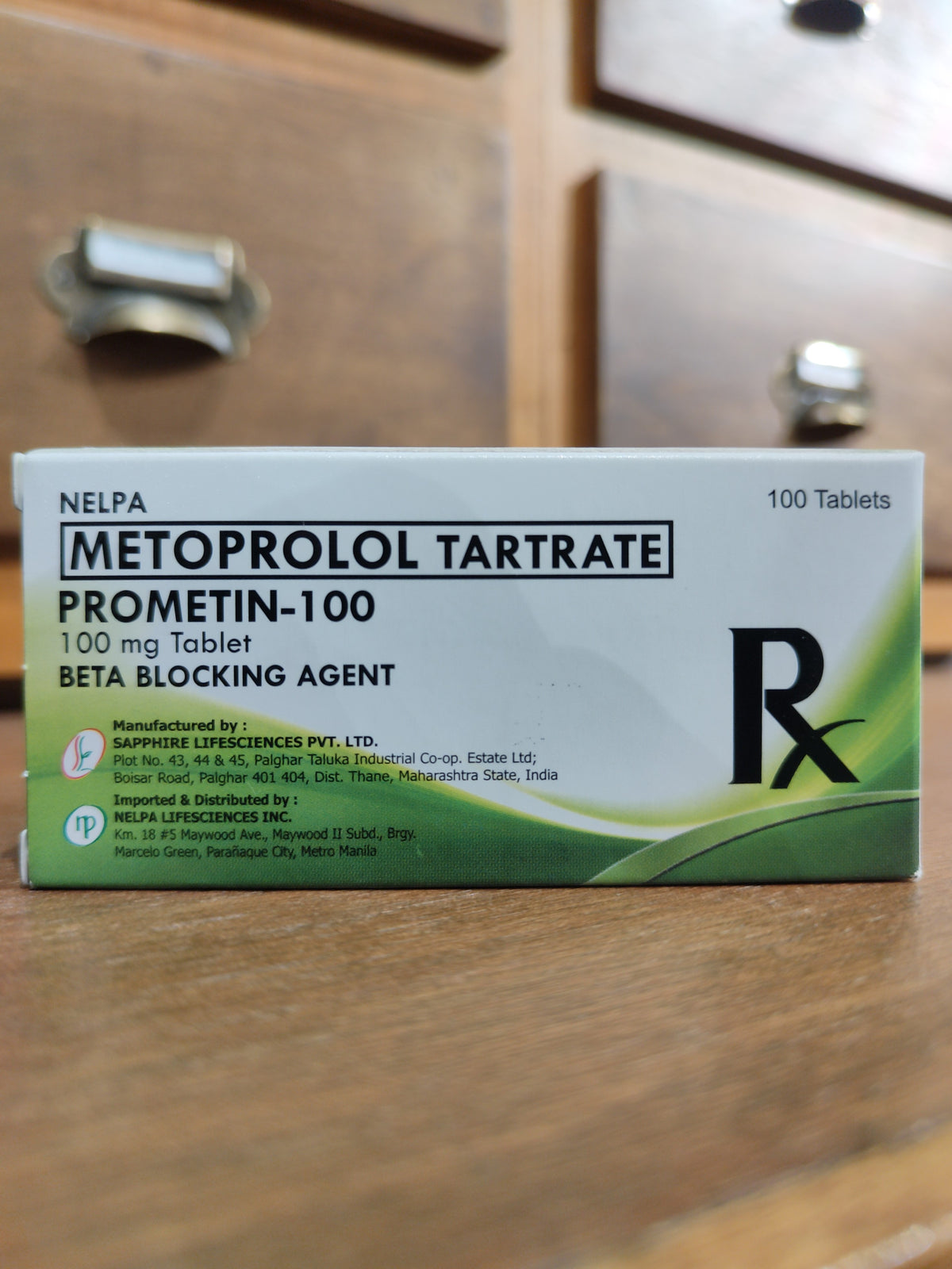 Metoprolol 100Mg (Prometin) (100'S) – Meds for All