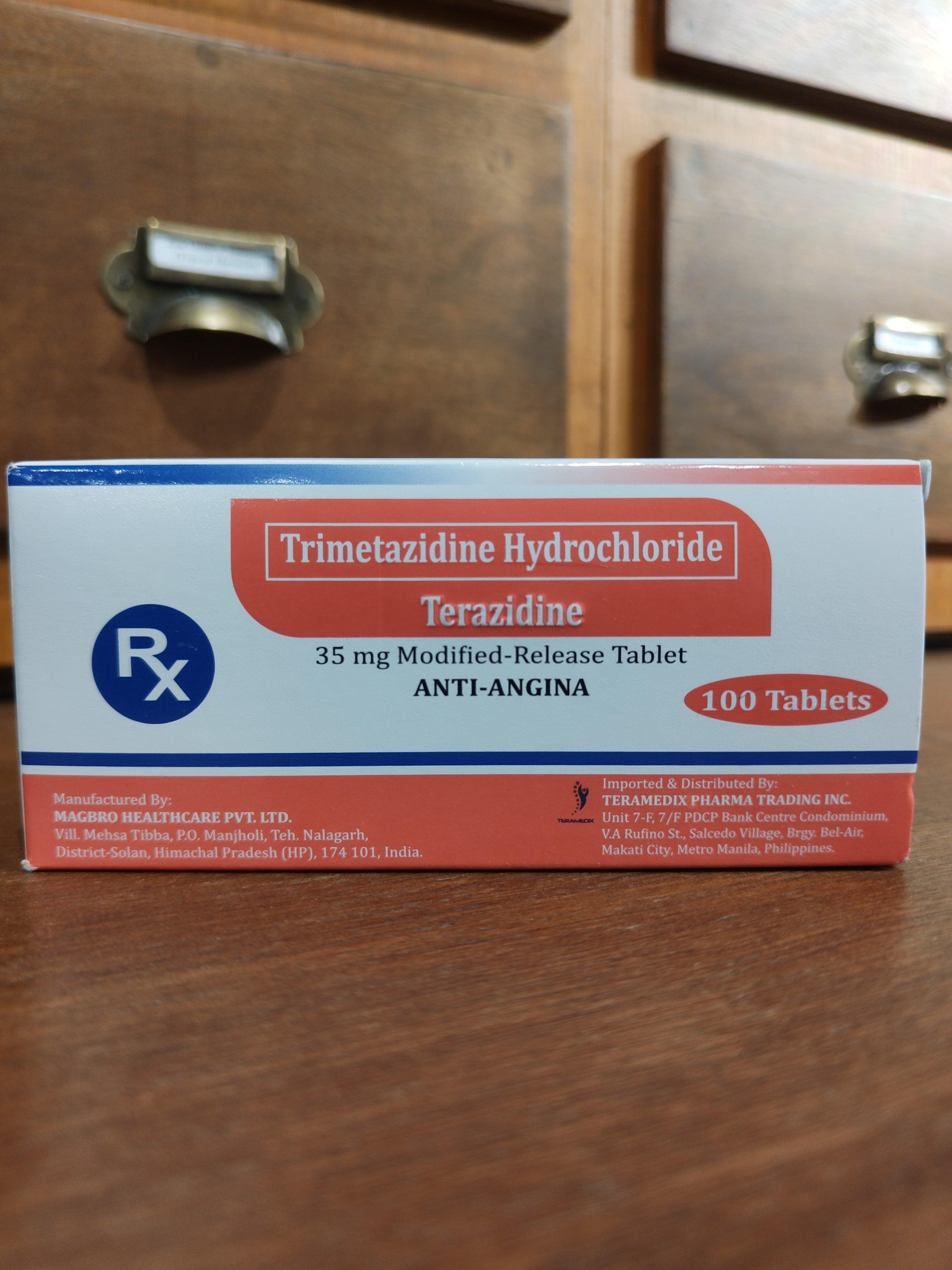 Trimetazidine HCl 35mg Modified-Release Tablet (Terazidine) – Meds For All