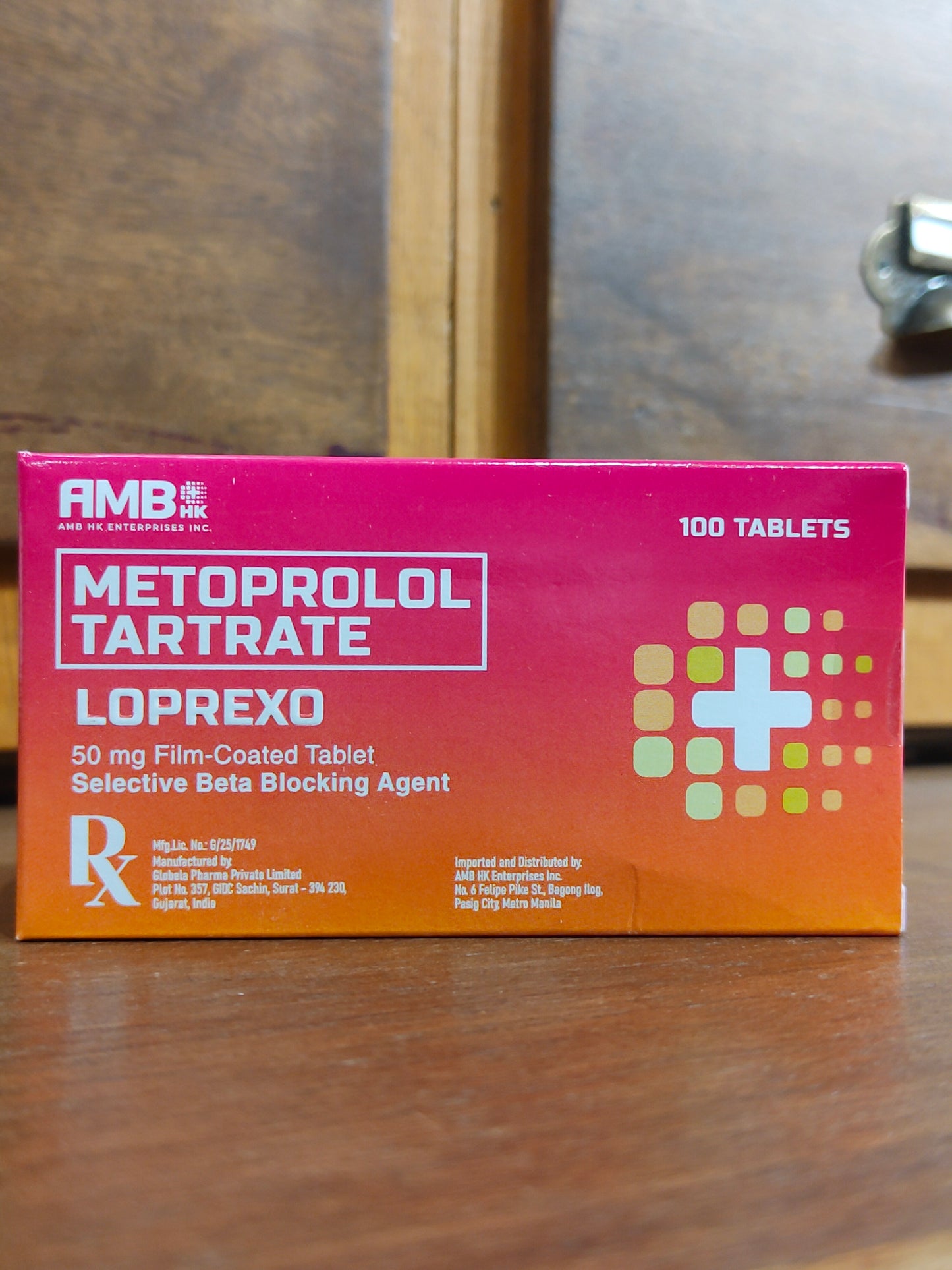 Metoprolol Tartrate (Loprexo) 50mg