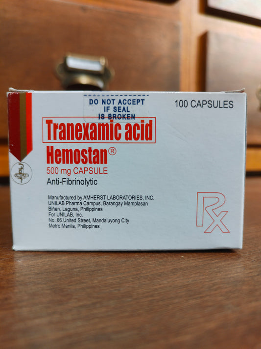 Tranexamic Acid HEMOSTAN 500MG CAP 100S