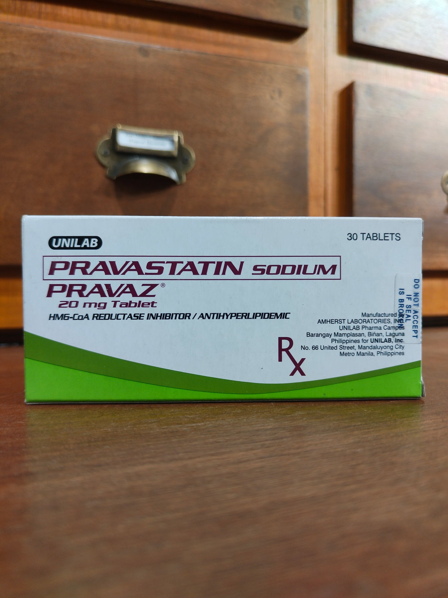 Pravastatin Sodium (PRAVAZ) 20mg Tablet