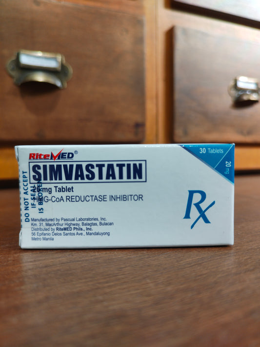 Simvastatin (RiteMed) 20mg Tablet