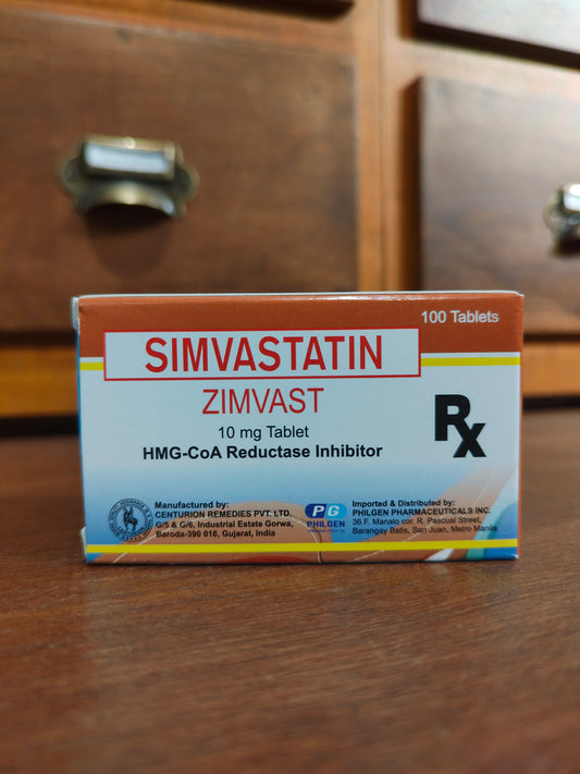 Simvastatin 10mg Tablet (Zimvast)