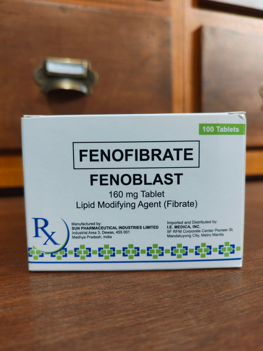 Fenofibrate (Fenoblast) 160mg Tablet