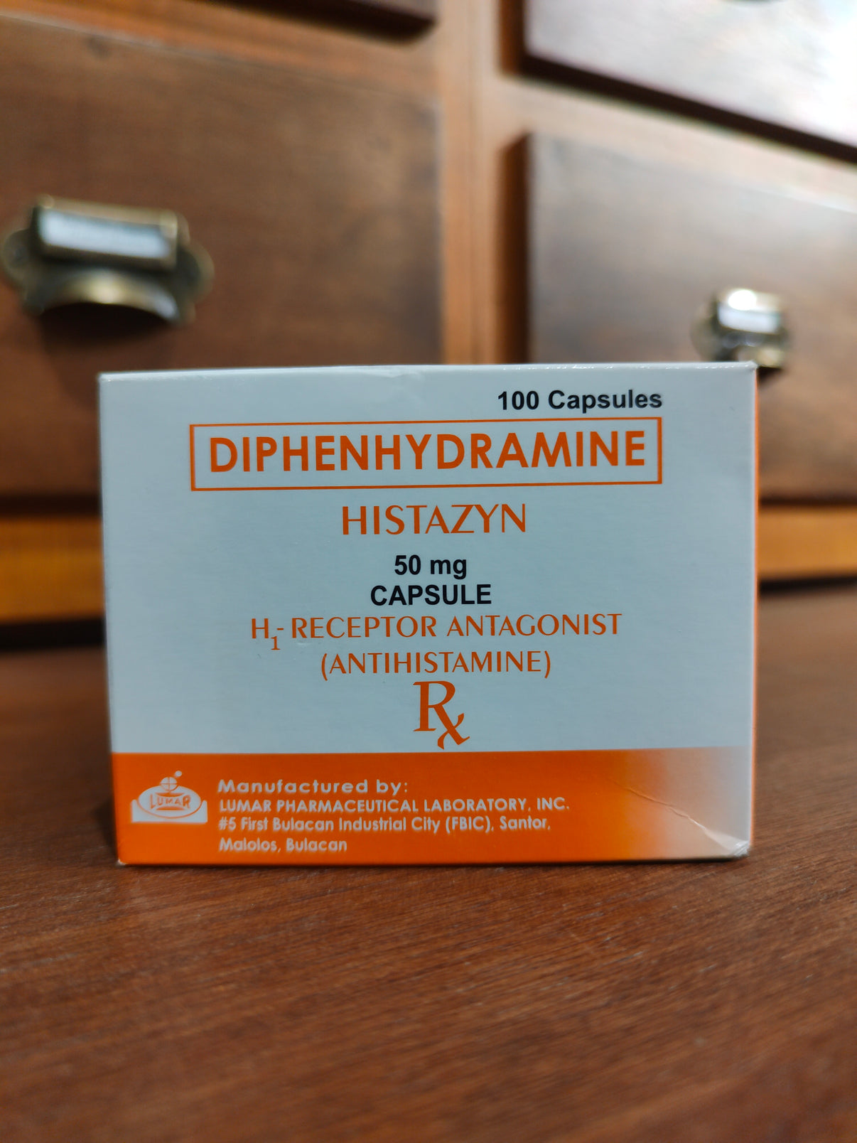 Diphenhydramine (HISTAZYN) 50mg Capsule – Meds for All