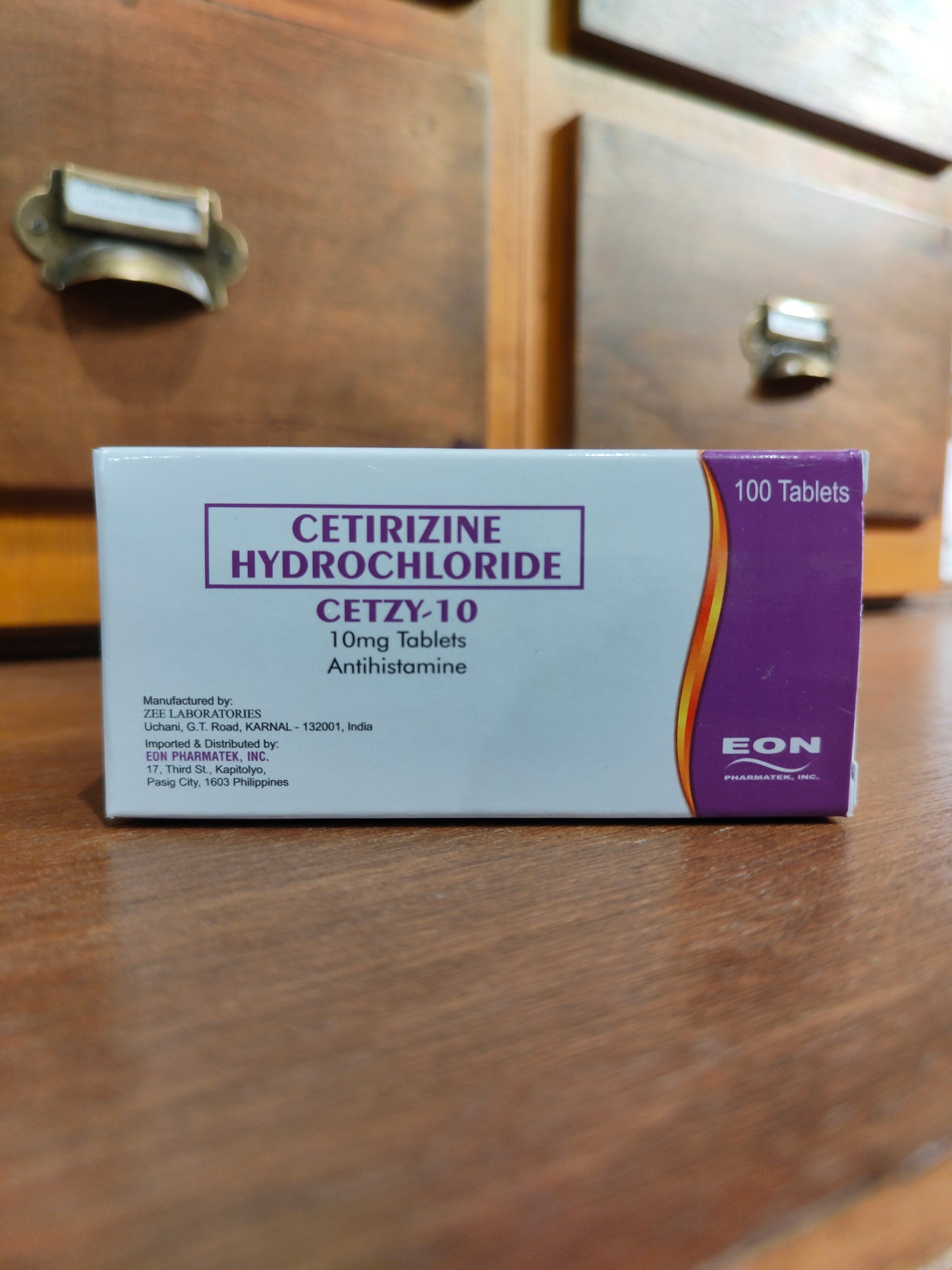 Cetirizine Hydrochloride (CETZY) 10mg Tablet