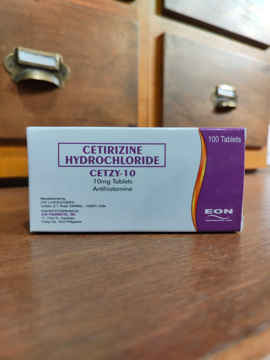 Cetirizine Hydrochloride (CETZY) 10mg Tablet