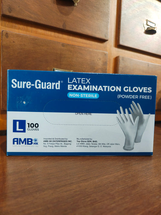 Latex Gloves (L) SUREGUARD /Box