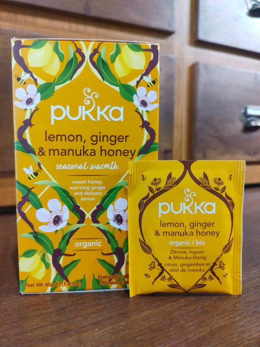 Pukka Lemon Ginger & Manuka Honey