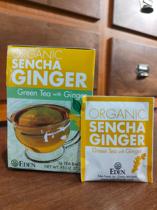 Organic Sencha Green Tea with Ginger