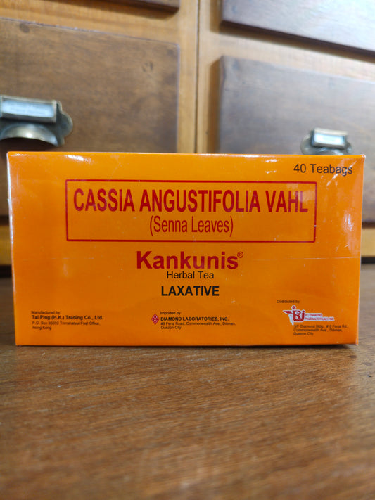 Cassia Angustifolia Vahl (SENNA LEAVES) Kankunis Herbal Tea 5's