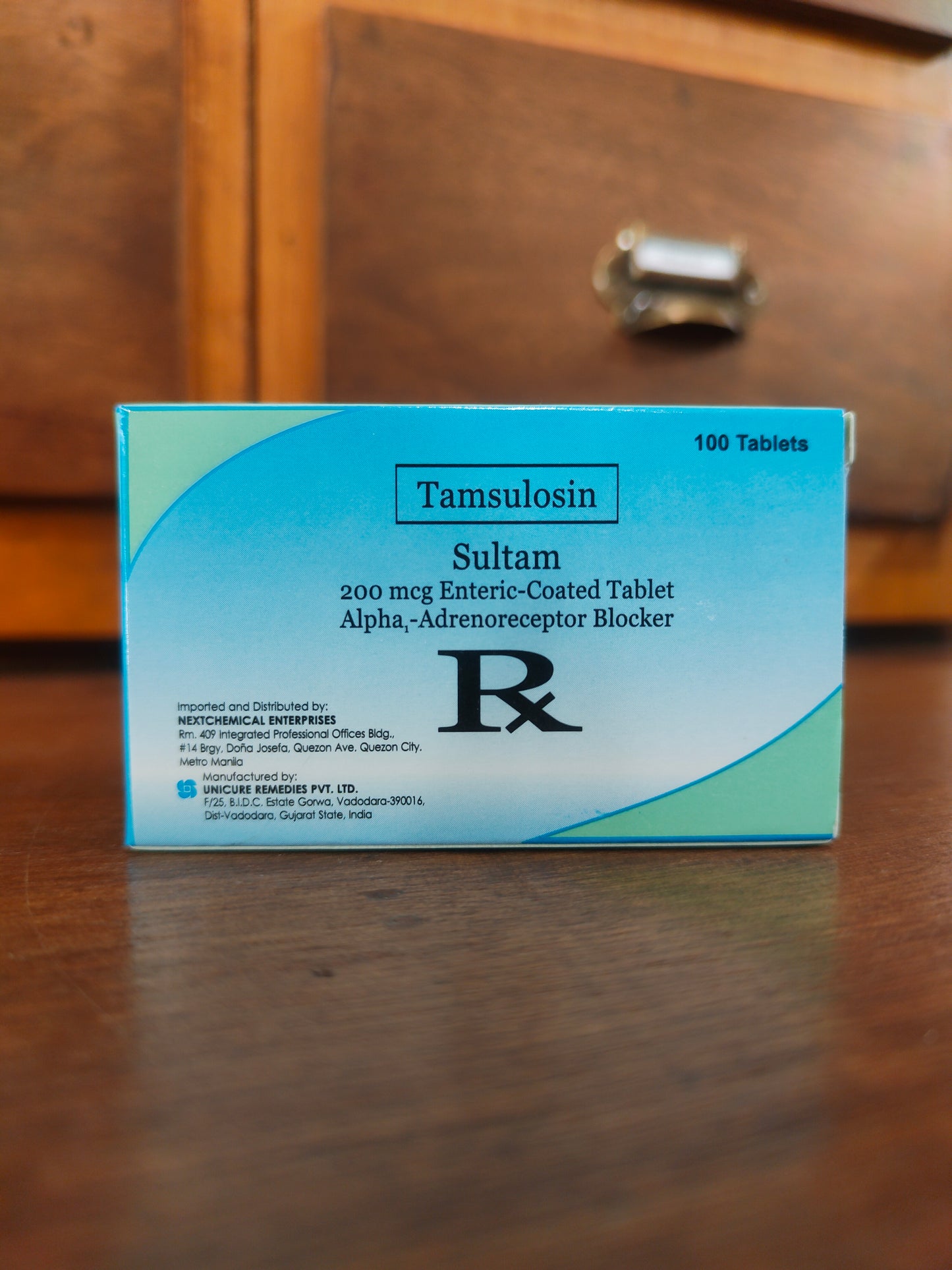 Tamsulosin HCl (Sultam) 200mcg, EC Tablet