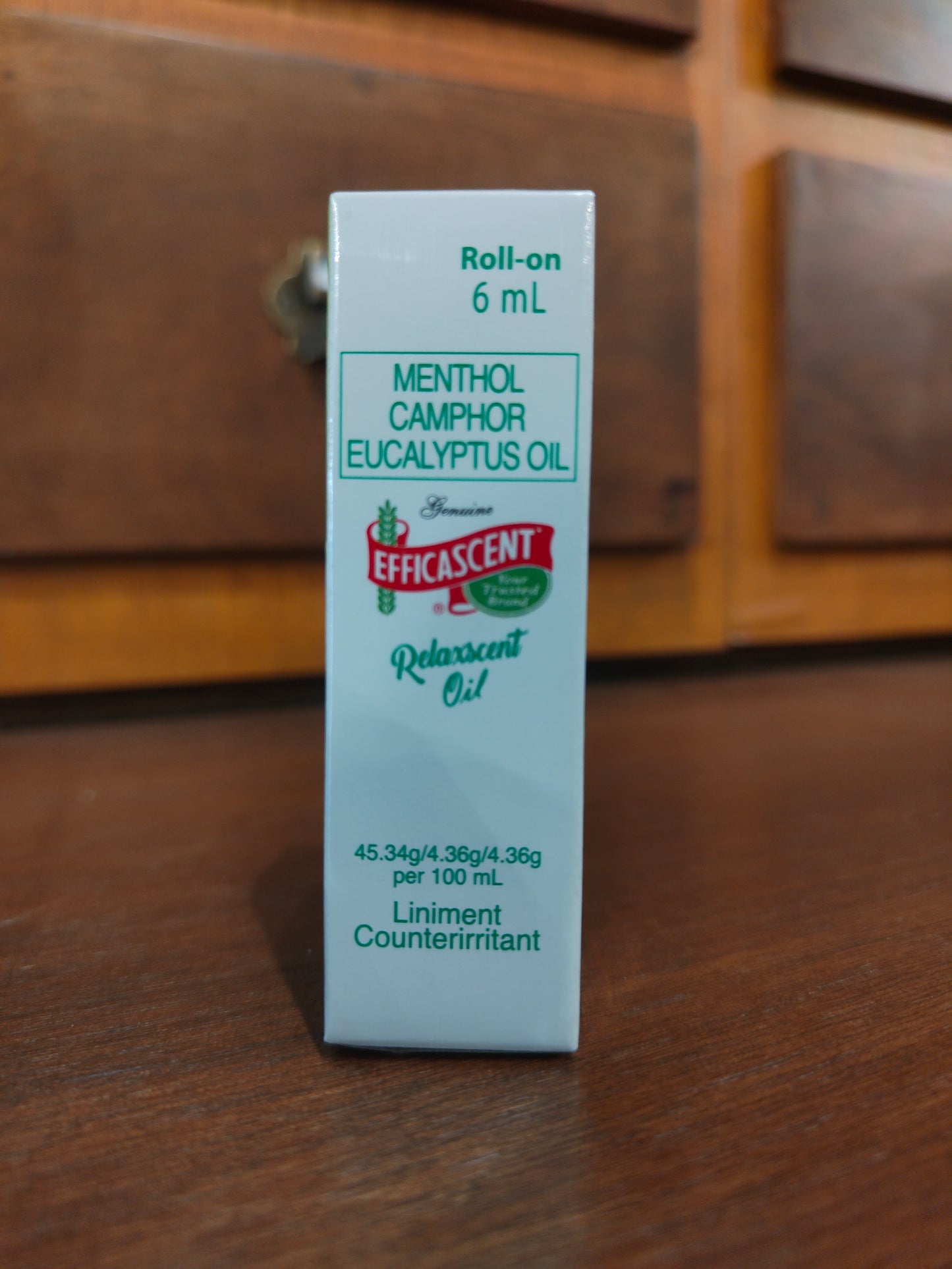 Menthol Camphor Eucalyptus Oil (Efficascent Relaxscent Oil) 6mL